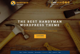 Handyman – Premium Responsive Craftsman Business WordPress Theme