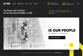 Hank – Premium Responsive Construction Company WordPress Theme