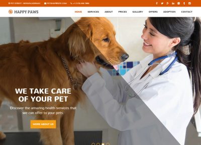 Best Responsive HTML5 Animals and Pets Templates in 2015