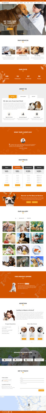 Best Responsive HTML5 Animals and Pets Templates in 2015