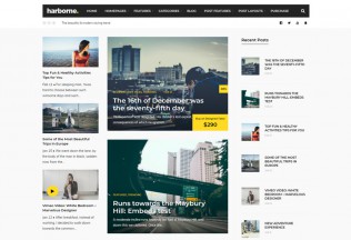 Harborne – Premium Responsive Magazine & Blog WordPress Theme