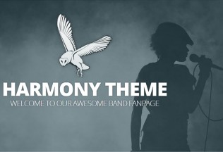 Harmony – WordPress Premium Responsive Theme with Parallax Scrolling