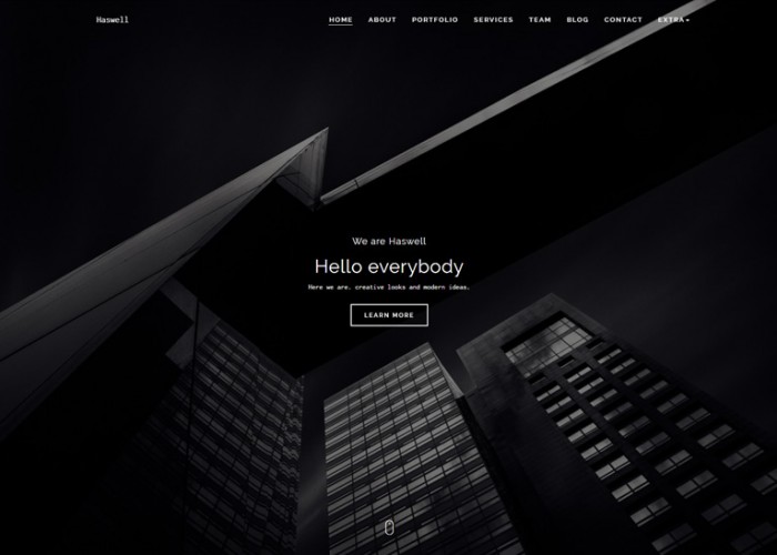 Haswell – Premium Responsive Agency & Portfolio HTML5 Template
