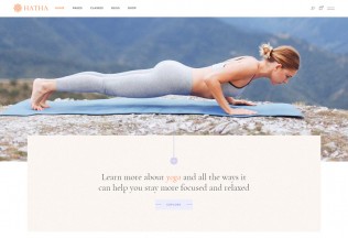 Hatha – Premium Responsive Yoga WordPress Theme