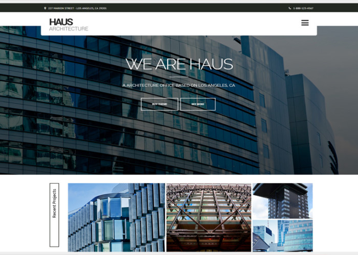 Haus – Premium Responsive Architecture WordPress Theme
