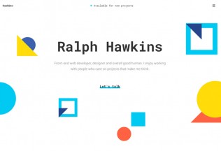 HawkDev – Premium Responsive Web Developer Portfolio HTML5 Template