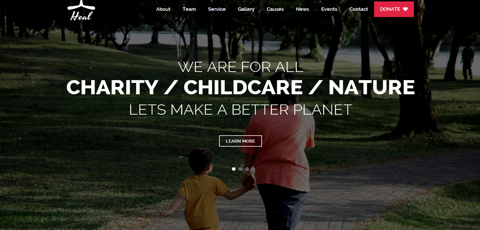 Welcome screen