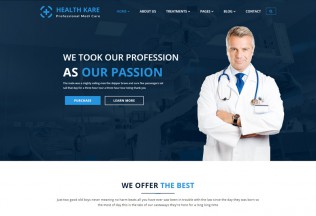 HEALTH KARE – Premium Responsive Professional Medi Care HTML5 Template