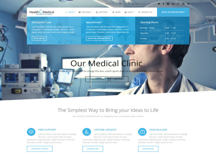 Health & Medical – Premium Responsive WordPress Theme for Medicine