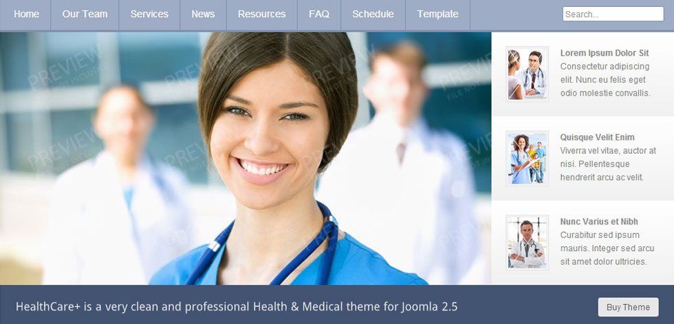 Welcome page