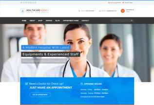 Healthcare Agency – Premium Responsive Health & Medical WordPress Theme