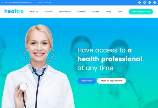 Healtro – Premium Responsive Medical Clinic WordPress Theme