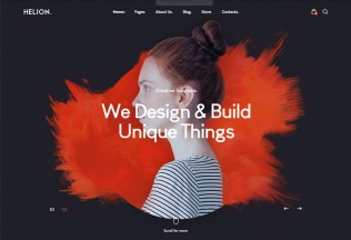 Helion – Premium Responsive Creative Portfolio WordPress Theme