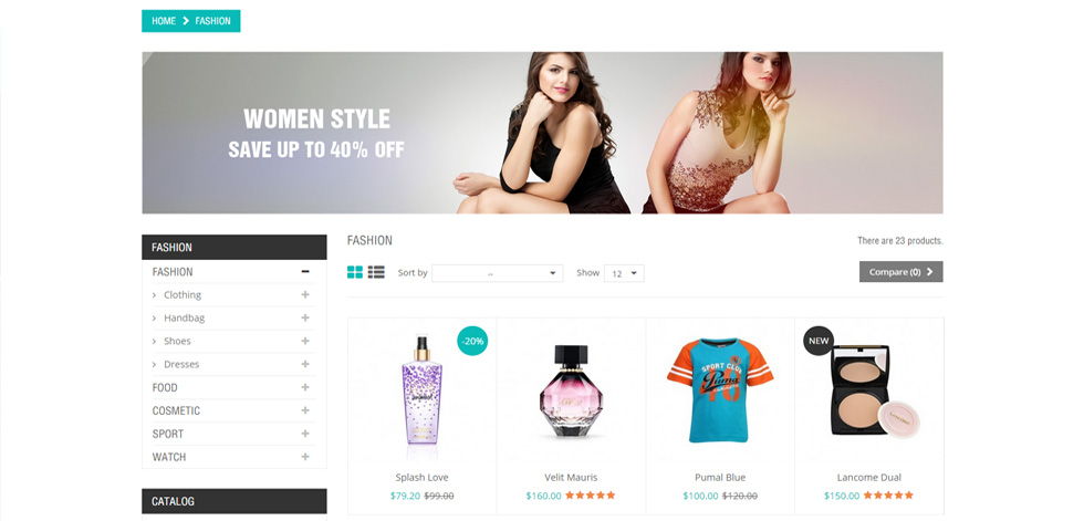 Category page