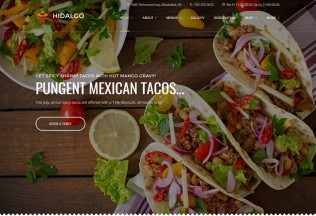 Hidalgo – Premium Responsive Food Restaurant WordPress Theme