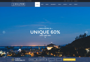 Hillter – Premium Responsive Hotel Booking Drupal Theme