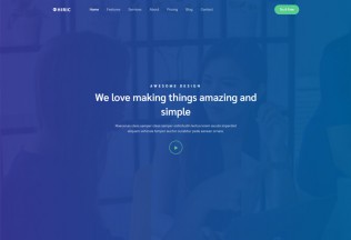 Hiric – Premium Responsive Angular 7 Landing HTML5 Template