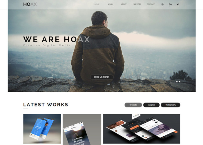 Hoax – Premium Creative Multipurpose Muse Template