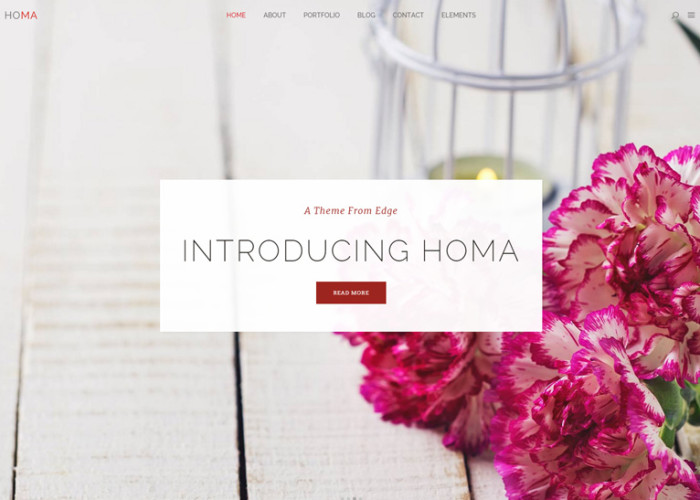Homa – Premium Responsive Bright and Beautiful WordPress Theme