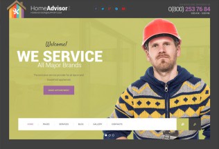 Home advisor – Premium Responsive Appliance Repair WordPress Theme