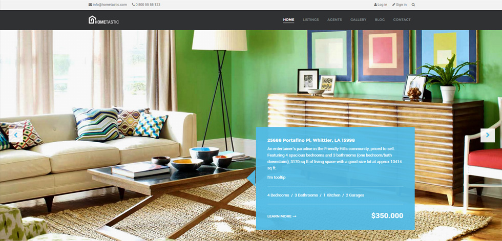 Home page