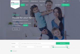 Homex – Premium Responsive Real Estate HTML5 Template