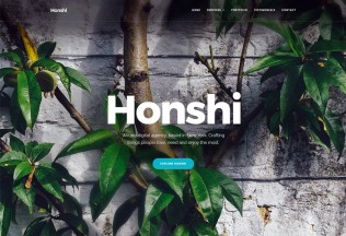 Honshi – Premium Responsive Creative Multipurpose WordPress Theme