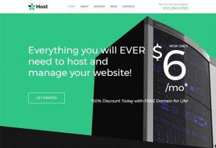 Host – Premium Responsive Hosting HTML5 Template