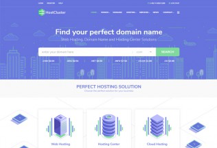 HostCluster – Premium Responsive Hosting WordPress Theme