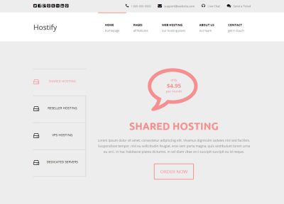 Best Responsive HTML5 Hosting Templates 2014