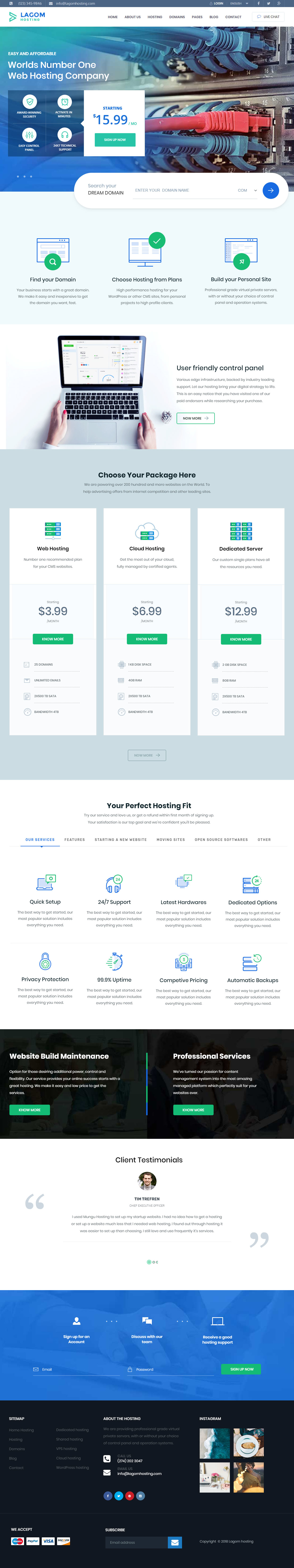 Lagom WordPress Hosting Themes Premium