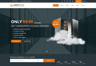 HostPlan – Premium Responsive Web Domain Hosting WHMCS HTML5 Template