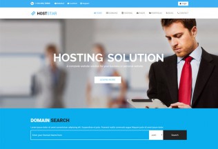 HostStar – Premium Responisve Web Hosting WordPress Theme