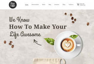 HotCoffee – Premium Responsive Cafe Restaurant Bar WordPress Theme