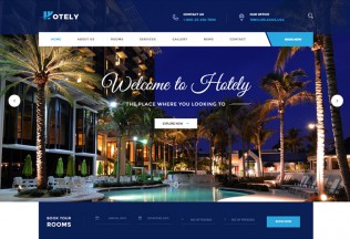 Hotely – Premium Responsive Hotel Booking & Travel HTML5 Template