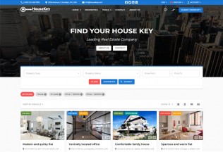 HouseKey – Premium Responsive Real Estate HTML5 Template
