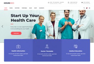 HouseMed – Premium Responsive Medical & Health WordPress Theme
