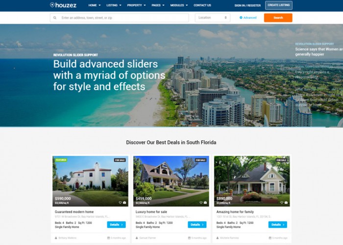 Houzez – Premium Responisve Real Estate WordPress Theme