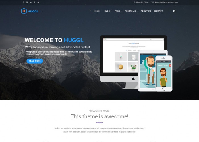 Huggi – Premium Responsive Business Drupal Theme