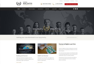 HumanRights – Premium Responsive Lawyer and Attorney WordPress Theme