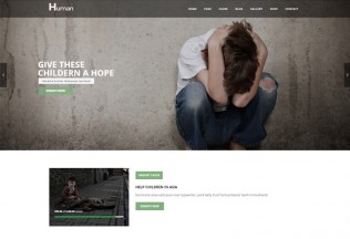 Humansave – Premium Responsive Nonprofit Charity WordPress Theme