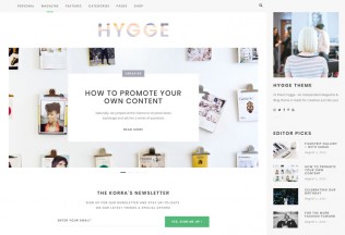 Hygge – Premium Responsive Magazine & Blog WordPress Theme