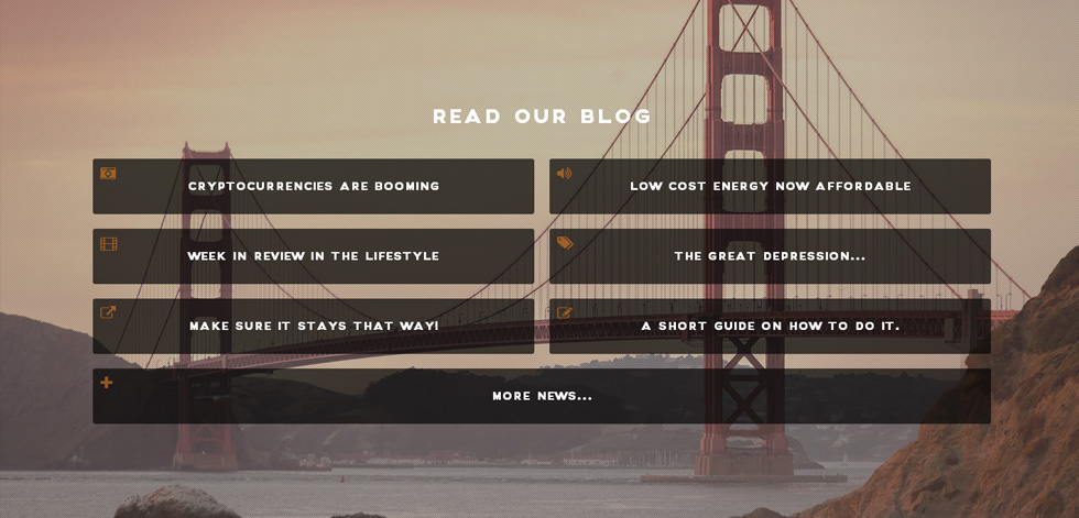 Blog section