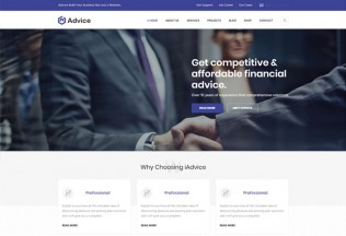 iAdvice – Premium Responsive Business Consulting HTML5 Template