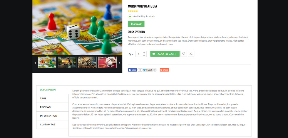Product page