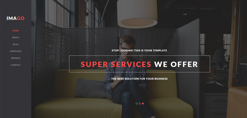 Welcome screen