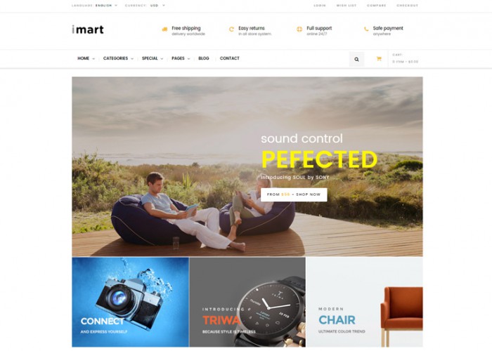 iMart – Premium Responsive Multipurpose Prestashop Theme