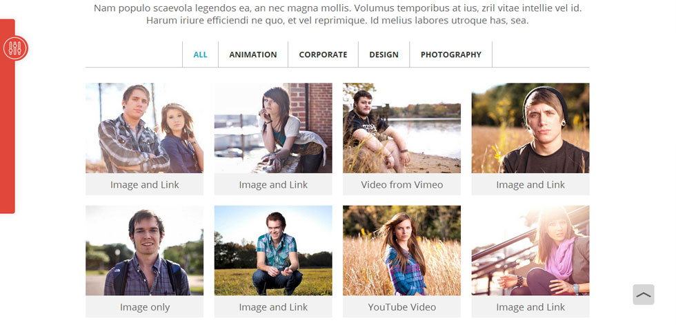 Portfolio page