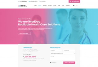 iMedDoc – Premium Responsive Medical Center and Health HTML5 Template