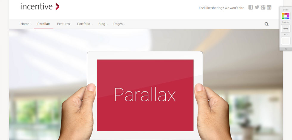 Home page